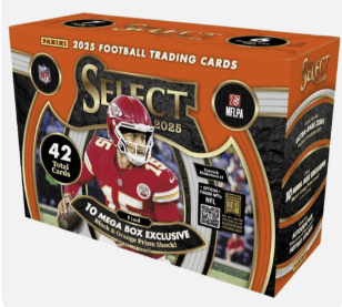 Football trading cards box design